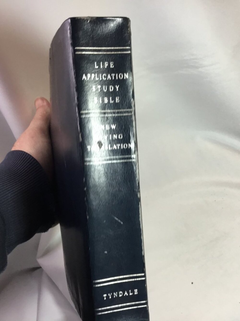Life Application Study Bible Living Translation Tyndale 1996 Blue Faux Leather